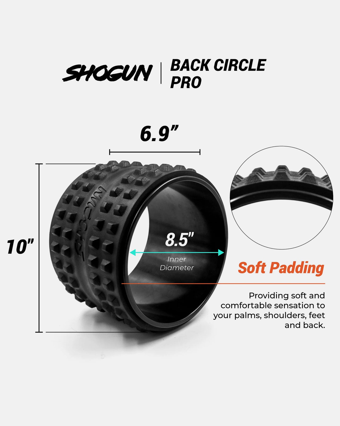 BACK CIRCLE PRO™ - Rodillo para la Espalda