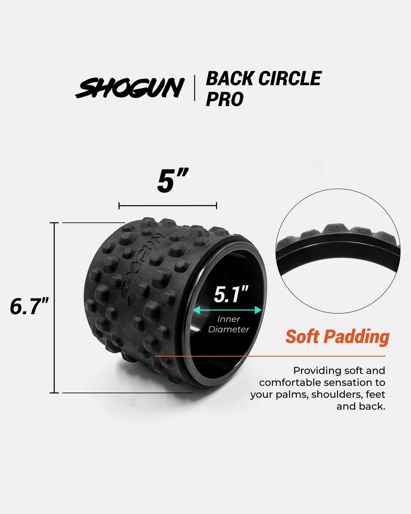 BACK CIRCLE PRO™ - Rodillo para la Espalda